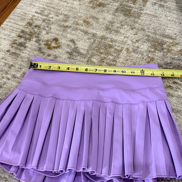 GOLDHINGE LAVENDER FIELDS PLEATED TENNIS SKIRT - Picture 7 of 10